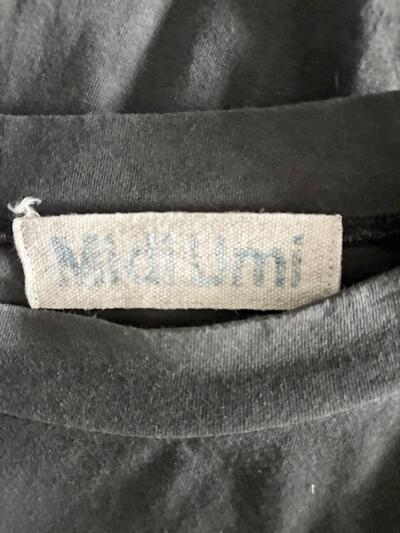 【MidiUmi】ダークブルー Tシャツ コットン100% カジュアル レディース Fサイズ 画像6