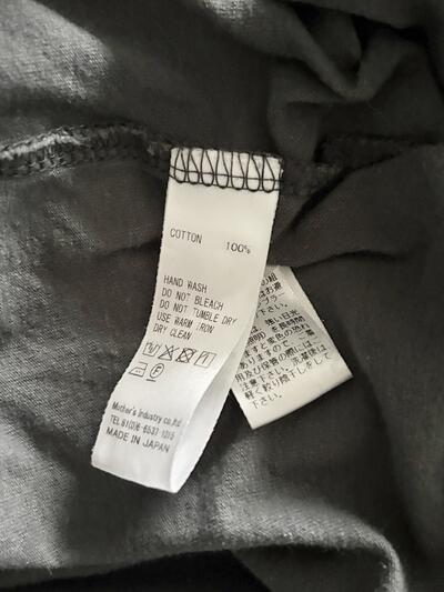 【MidiUmi】ダークブルー Tシャツ コットン100% カジュアル レディース Fサイズ 画像7