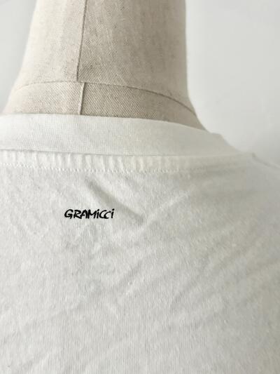 GRAMICCI  ホワイト Tシャツ ポケット付き コットン100% レディース Mサイズ 画像7