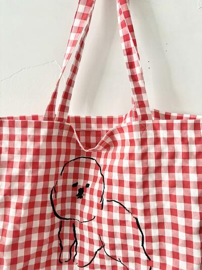 【美品】MAMBO ギンガムチェック トート　クラスカ 画像3