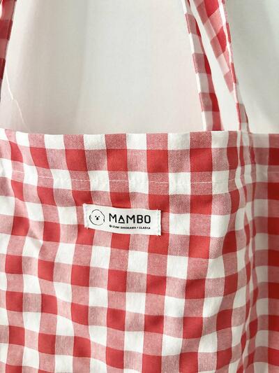 【美品】MAMBO ギンガムチェック トート　クラスカ 画像5