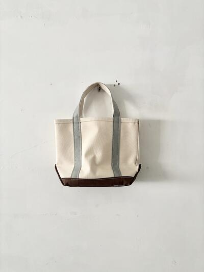 【美品】オーシバル キャンバス ミニトートバッグ バイカラー コットン 画像4