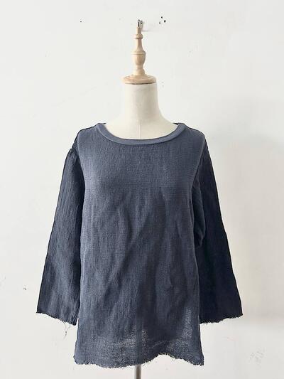 JOURNAL STANDARD LUXE リネンコットン プルオーバー カットソー 画像2