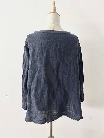 JOURNAL STANDARD LUXE リネンコットン プルオーバー カットソー 画像6