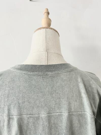 YLEVE バルーンスリーブ ロングTシャツ よもぎ 画像7