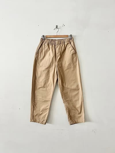 無印良品 イージー コットン テーパードパンツ 画像1