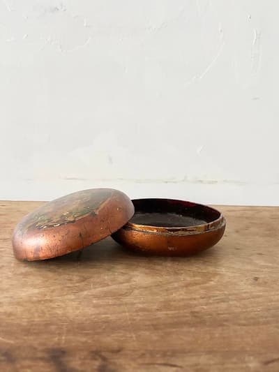 【フランスアンティーク】パピエマシュ　小物入れ　 画像1