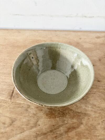 【美品】田谷直子　台形鉢　灰釉グリーン　1 画像6