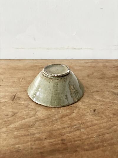 【美品】田谷直子　台形鉢　灰釉グリーン　2　 画像7