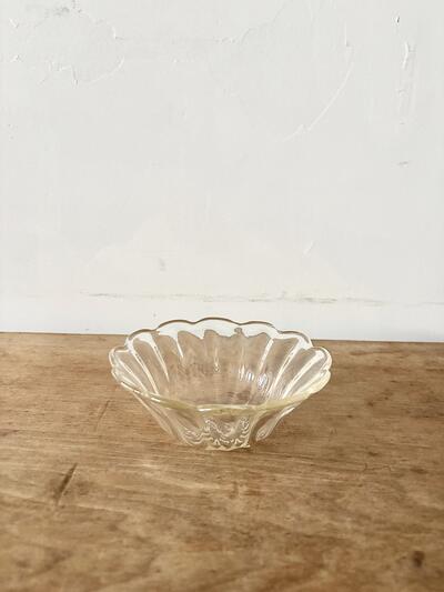 【美品】倉敷ガラス モール小鉢 ガラス鉢 レトロ デザート鉢 幅13.5cm　2 画像2