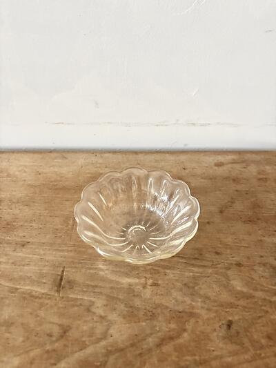 【美品】倉敷ガラス モール小鉢 ガラス鉢 レトロ デザート鉢 幅13.5cm　2 画像3