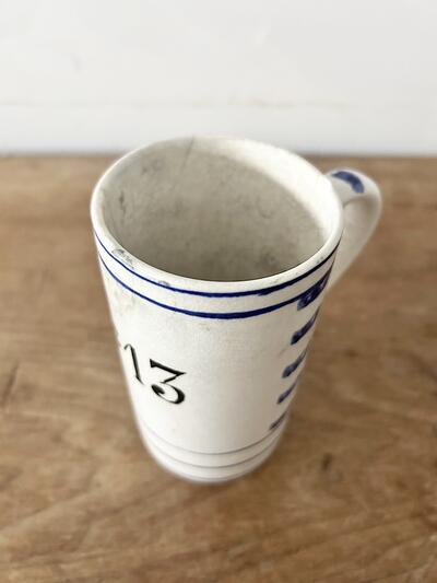 【フランスヴィンテージ】アルシェカップ　番号付き陶製カップ　② 画像5
