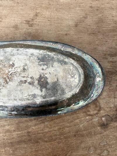 アメリカヴィンテージ　NEW ENGLAND SILVER PLATE CO.　プレート 画像6