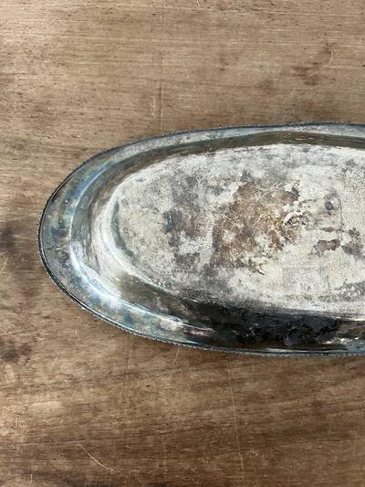 アメリカヴィンテージ　NEW ENGLAND SILVER PLATE CO.　プレート 画像7