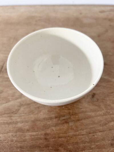 【美品】土本製陶所 カフェオレボウル 陶器 白 画像7