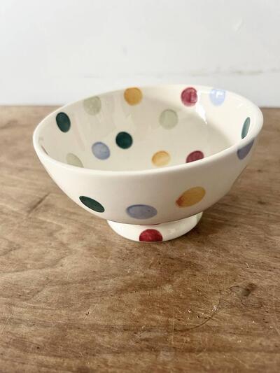 【美品】Emma Bridgewater ドット柄 カフェオレ ボウル　① 画像4