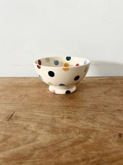 【美品】Emma Bridgewater ドット柄 カフェオレ ボウル　② 画像1