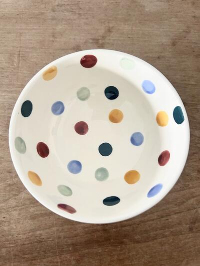 【美品】Emma Bridgewater ドット柄 カフェオレ ボウル　② 画像3