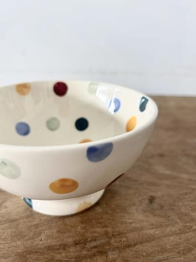 【美品】Emma Bridgewater ドット柄 カフェオレ ボウル　② 画像4