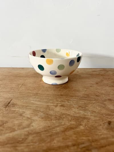 【美品】Emma Bridgewater ドット柄 カフェオレ ボウル　③ 画像1