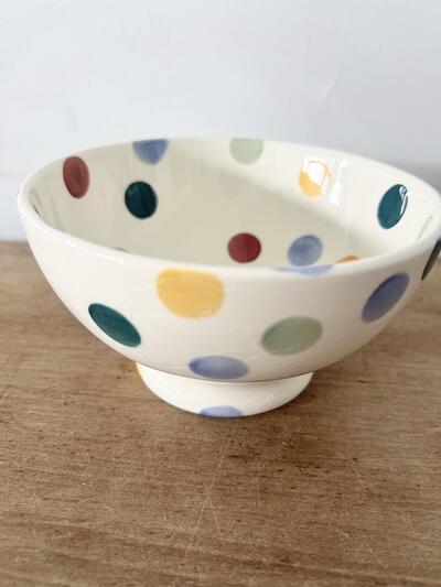 【美品】Emma Bridgewater ドット柄 カフェオレ ボウル　③ 画像2