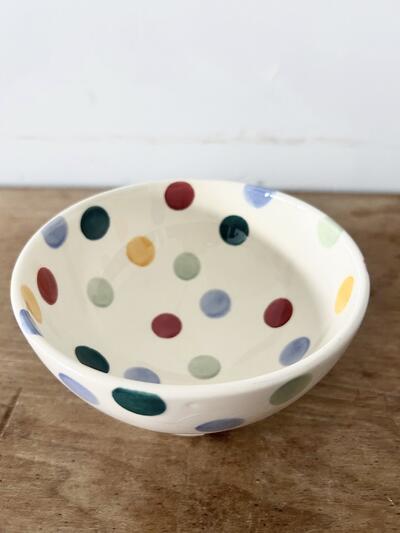 【美品】Emma Bridgewater ドット柄 カフェオレ ボウル　③ 画像3