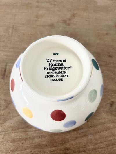 【美品】Emma Bridgewater ドット柄 カフェオレ ボウル　③ 画像6