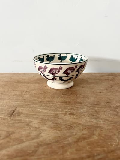 【美品】Emma Bridgewater 鳥柄 カフェオレ ボウル 画像1
