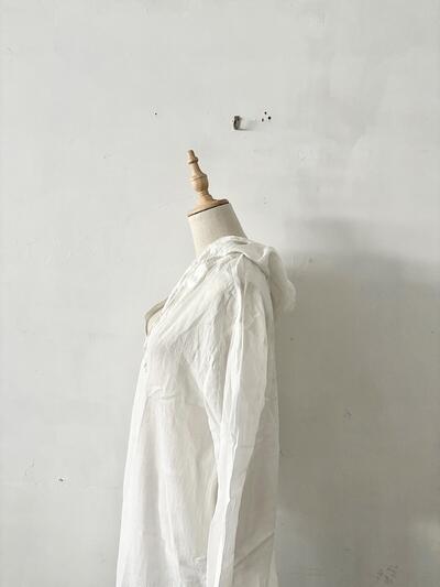 JOURNAL STANDARD relume　フード付きワンピース 白 麻混 F 画像8
