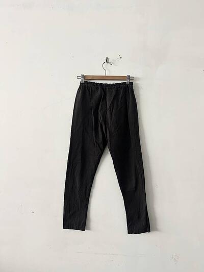 わざわざ コットン イージーパンツ ダークブラウン 画像5