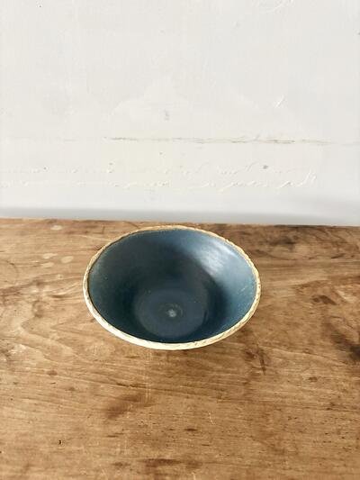 【美品】安部太一 器 ボウル 鉢 青 ブルー 作家物 陶器 画像2