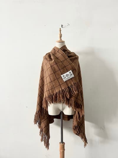 【美品】オールドマンズテーラー　ブランケット BLANKET タータンチェック