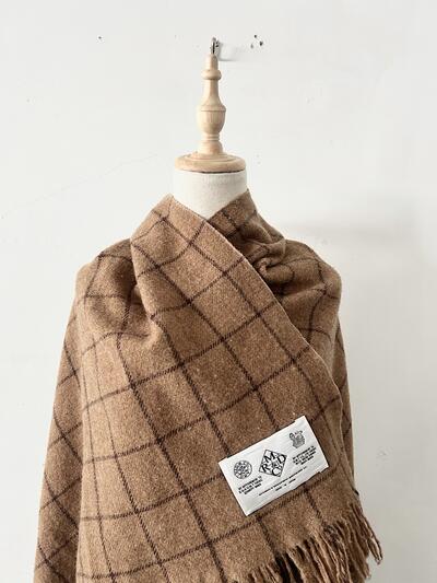 【美品】オールドマンズテーラー　ブランケット BLANKET タータンチェック 画像2