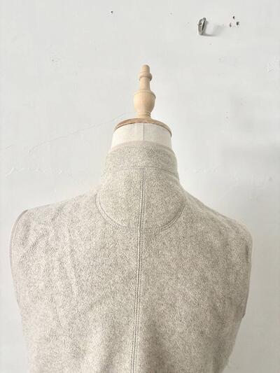 DANTON ダントン フリースベスト 36 ベージュ 画像7