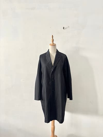 ARTS&SCIENCE アーツアンドサイエンス コットンチェスターコート 黒 1