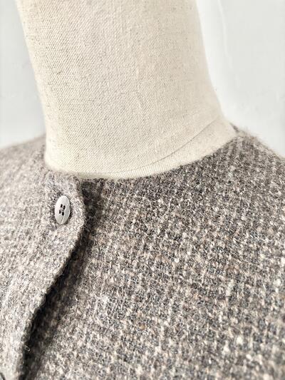 【美品】Khadi and Co  ウール100% ノースリーブ ベスト ブラウン 画像5