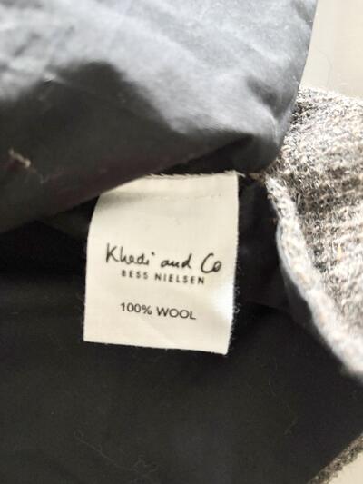 【美品】Khadi and Co  ウール100% ノースリーブ ベスト ブラウン 画像10