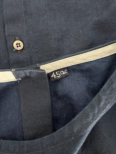 45R バックボタン コットン ブラウス 画像9