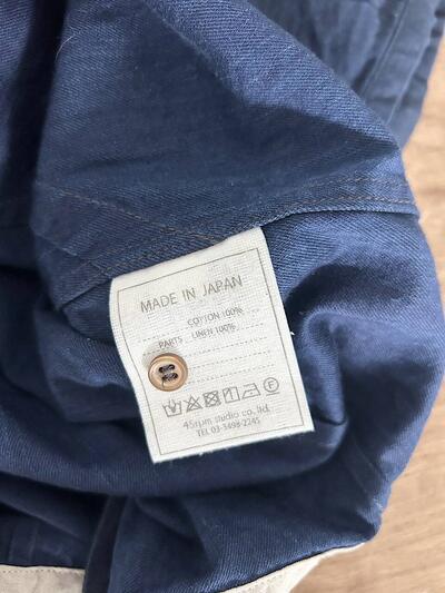 45R バックボタン コットン ブラウス 画像10