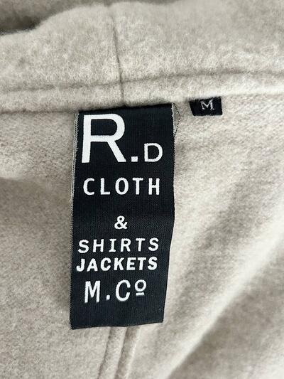 【美品】R&D.M.Co- ウール フーデッド ロング コート 画像10