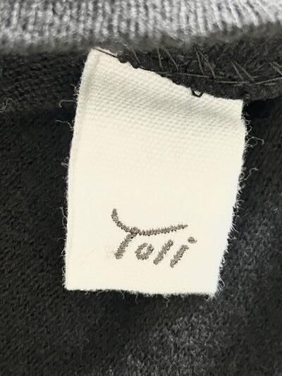 Yoli コットン カシミヤ ロング ニット ワンピース ブラック 画像9