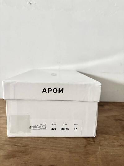 【未使用】APOM モカシン スウェード タッセルローファー ブラウン 37 画像9