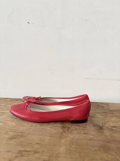  Repetto　レペット バレエシューズ サンドリオン パテント レッド 40　　 画像2