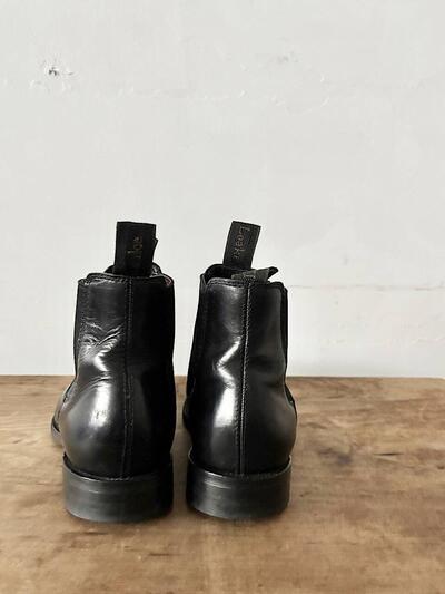 Loake Chatterley サイドゴアブーツ 黒 6F ブラックカーフ 画像3