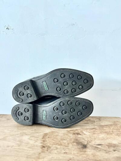 Loake Chatterley サイドゴアブーツ 黒 6F ブラックカーフ 画像6