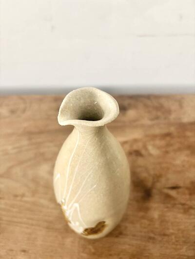 【美品】丹波立杭焼 徳利 お猪口セット 海老 徳利 高さ約20cm 民藝 画像4