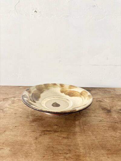 【美品】やちむん 北窯 7寸皿 平皿 皿 22cm 琉球民藝 和食器 画像1