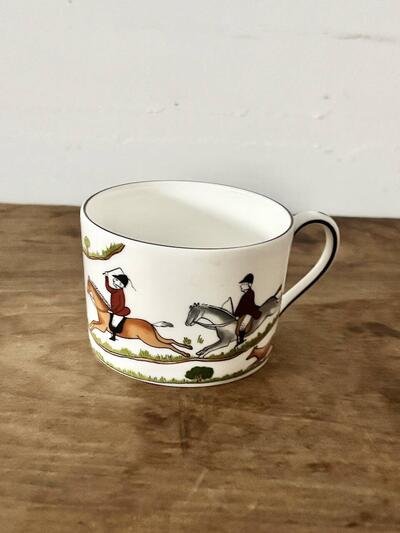 【美品】WEDGWOOD　ウェッジウッド ハンティングシーン ティーカップ＆ソーサー ① 画像4