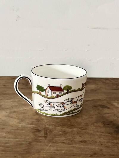 【美品】WEDGWOOD　ウェッジウッド ハンティングシーン ティーカップ＆ソーサー ① 画像5