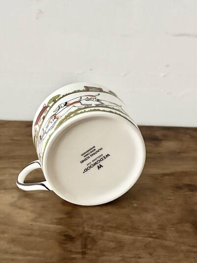 【美品】WEDGWOOD　ウェッジウッド ハンティングシーン ティーカップ＆ソーサー ① 画像6